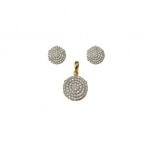 Diamond Pendant Set