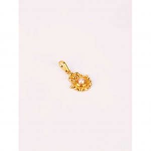 Pearl Studded Gold Locket