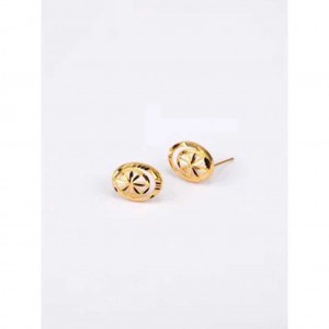 Pearl Studded Gold Earrings