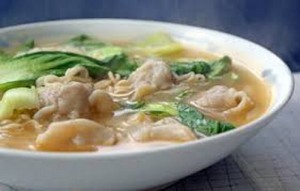 CHICKEN WONTHON NOODLES SOUP