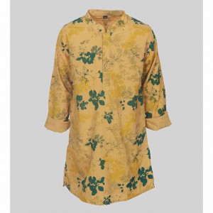 Kids boy tropical leaf Panjabi