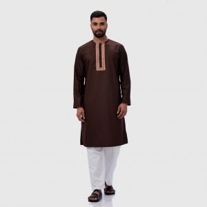 Cotton Karchupi Ornamented Panjabi
