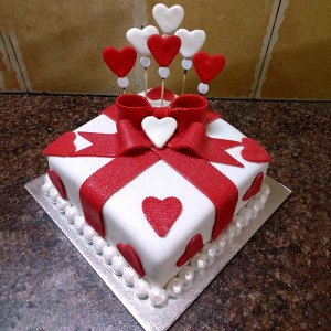 Square Shaped Cake