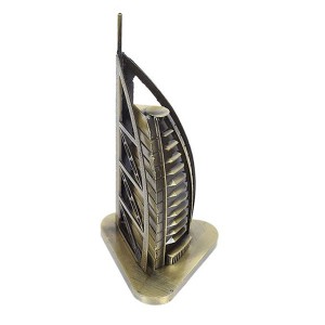 Burj Al Arab Showpiece - Light Golden and Grey