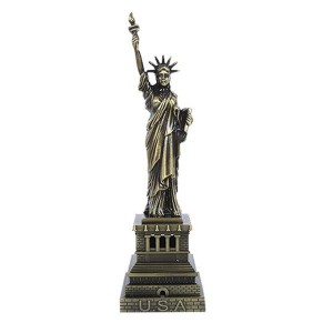 Statue of Liberty Showpiece - Light Golden and Grey