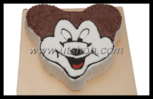Vanilla Micky Mouce Face Cake