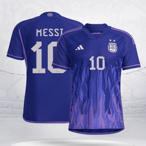 Messi Argentina Fifa World Cup Away Jersey 2022 - Player Edition