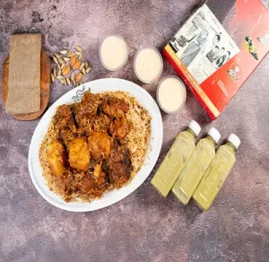 Basmati Kacchi with Borhani & Firni - 1:3