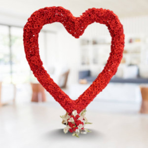 red-flower-heart-basket-5-feet