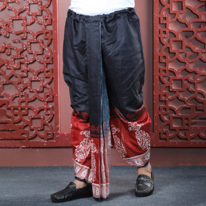 Mens Premium Sublimation Printed Half Silk Dhoti