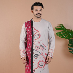 Rudra Crimson Panjabi