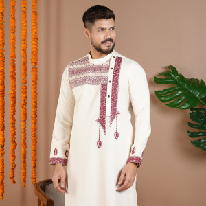 Royal Nakshi Embroidery Panjabi