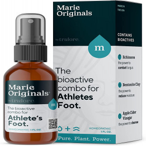 Athletes Foot Spray - Antifungal Foot Fungus Treatment Extra Strength - Natural Ingredients Itchy Skin Relief, Ringworm, Jock Itch, Odor | Apple Cider Vinegar Remedy for Men, Women | Marie Originals