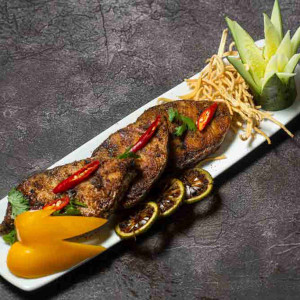 CHAR GRILLED KING FISH
