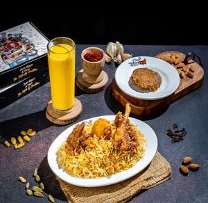 Basmati Kacchi with Badaam Shorbot - 1:1