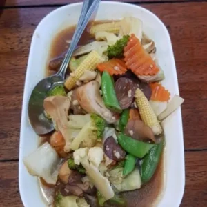 Mixed Vegetable with Oyster Sauce