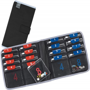 Lewis N. Clark AM/PM Folding Pill Organizer + Supplement Case for OTC Medicine
