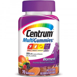 Centrum Women's Organic Multigummies Women's Multivitamin Gummies Organic Multivitamin for Women with Essential Nutrients for Immune Support, Metabolism, and Hair Skin and Nails Vitamins - 90 Ct