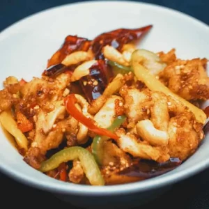 Sichuan Cashew Chicken Chicken Breast Strips with Roasted Cashew nuts