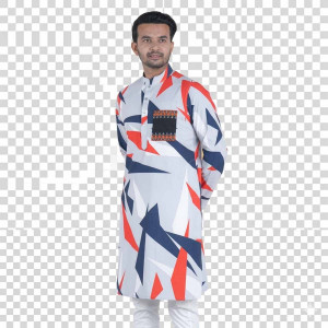 (Only Panjabi) Premium Printed Panjabi