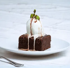 Brownie with Ice Cream