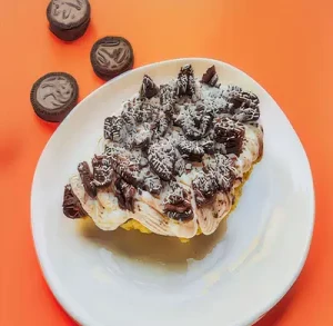 Oreo Cream & Nutella Croiffle