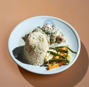 Chicken Fricasse with Rice