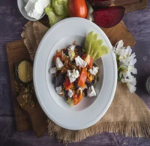 Roasted Beetroot Salad with Feta