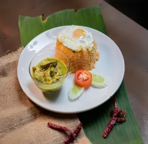 Chicken Green Curry Fried Rice