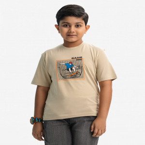 Brown Jersey Short Sleeve T-shirt
