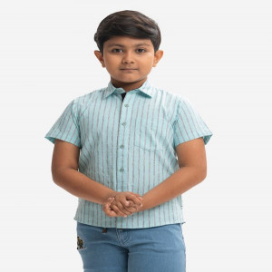 Cotton Stripes Kids Casual Shirt