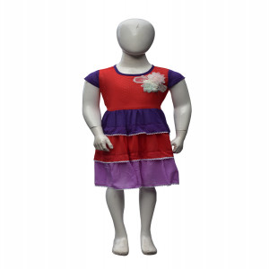 Georgette Embroidered Frock for Junior Girls