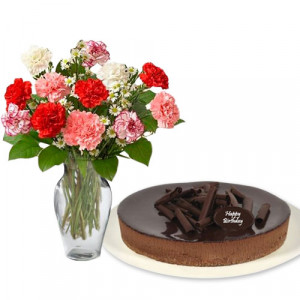 carnations-with-chocolate-cheesecake-1