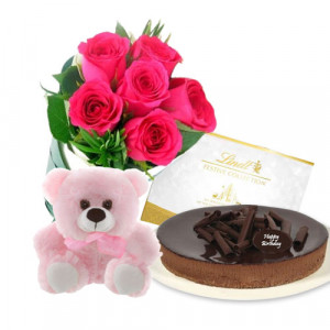 pink-roses-with-chocolate-cheesecake-lindt-festive-collection-6-inch-teddy