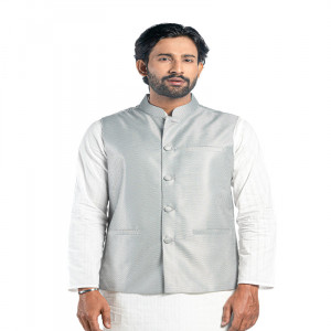 Silver Cotton Coaty