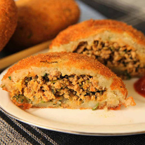 Chicken Keema Chop (2 Pieces)