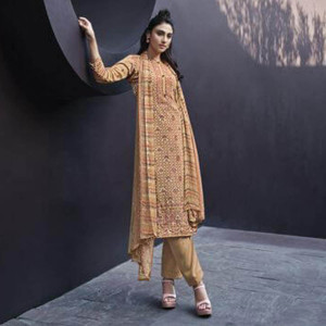 Pure Crepe Digital Print Salwar Suits
