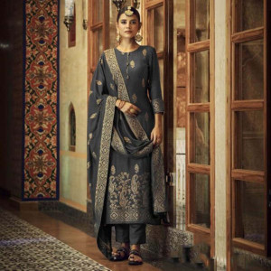 Viscose Pashmina Jacquard Salwar Suits