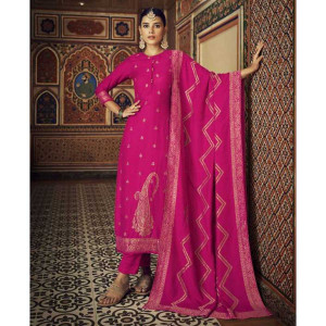 Viscose Pashmina Jacquard Salwar Suits
