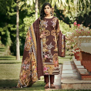 Pure Crepe Designer Salwar Kameez