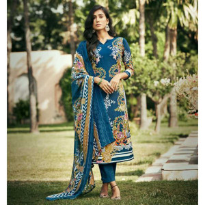 Pure Crepe Designer Salwar Kameez