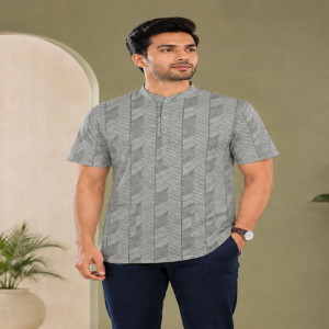 Sage Green Cotton Printed Fatua