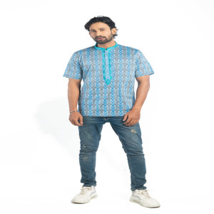 Ash Voile Printed & Embroidered Fatua