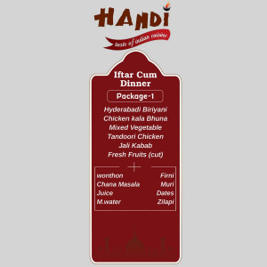 Iftar Cum Dinner 1 - Handi