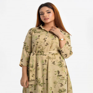 Green Joom A-line tunic