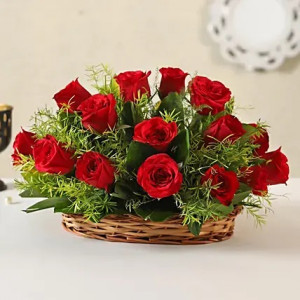 14 Pieces Red Roses Bouquet
