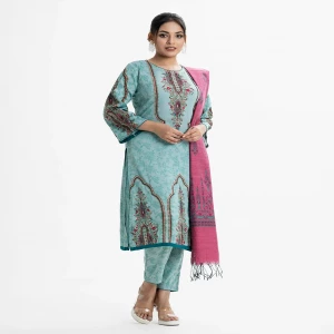 Green Joom Straight Salwar Kameez