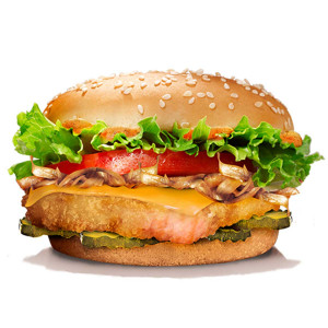 Salmon Caramelized Burger