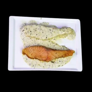 Salmon in Basil Sauce