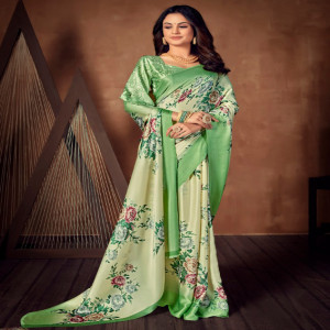 Satin Georgette Saree